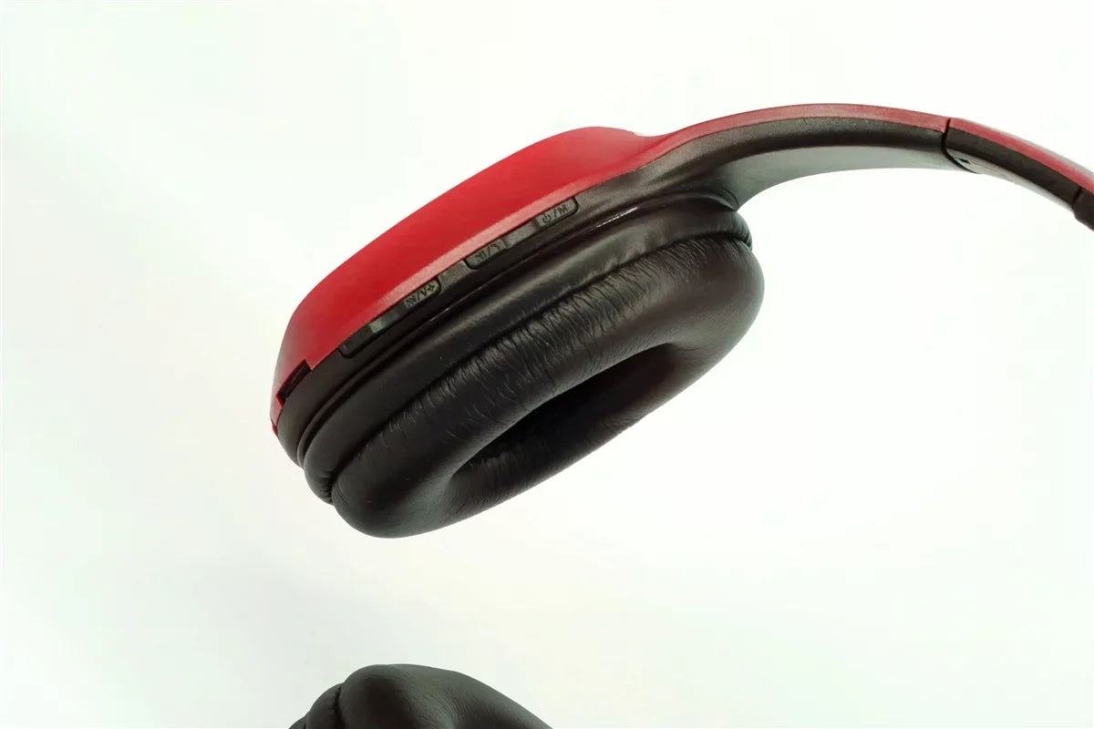 Over-the-Head Stereo Wireless Headsets for Xiaomi Redmi Note 10 Pro,10S, 10, 10 Pro Max, 10 Pro, K40 Pro+, K40 Pro, K40, 9T, 9T, Mi 10i 5G (Red)