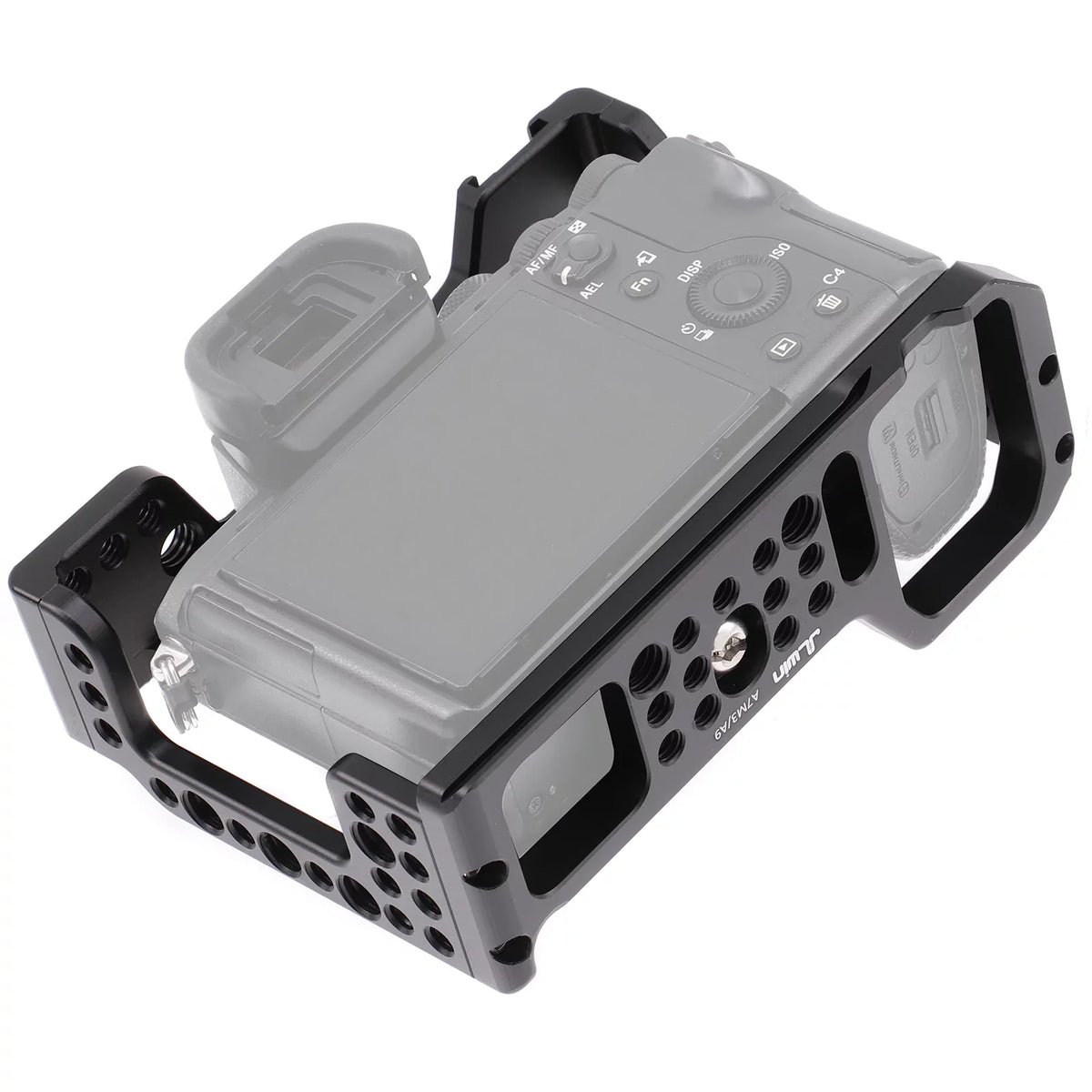 Cage Aluminum Alloy Video Cage Replacement for Sony A7M3 A7R3 A9 Mirrorless with Cold Shoe Mount 14 Inch & 38 Inch Screw Holes