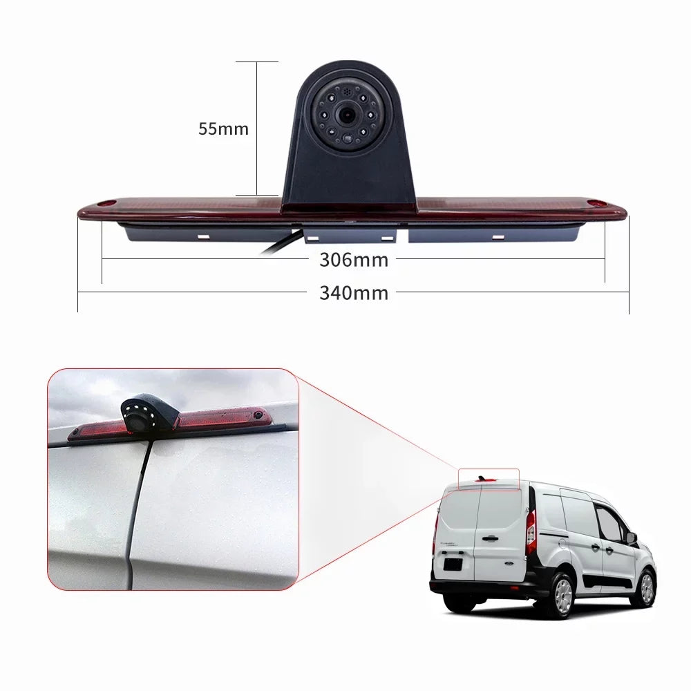 Andoer 7in Brake Backup for Mercedes-Benz Sprinter/ Crafter Vans Parking (with Monitor)
