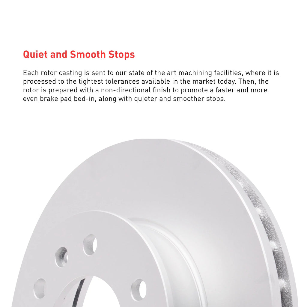 Dynamic Friction Company Front Geospec Brake Rotors with 3000 Series Ceramic Brake Pads includes Hardware 4312-67022 Fits select: 2011-2013  , 2014-2017   S///