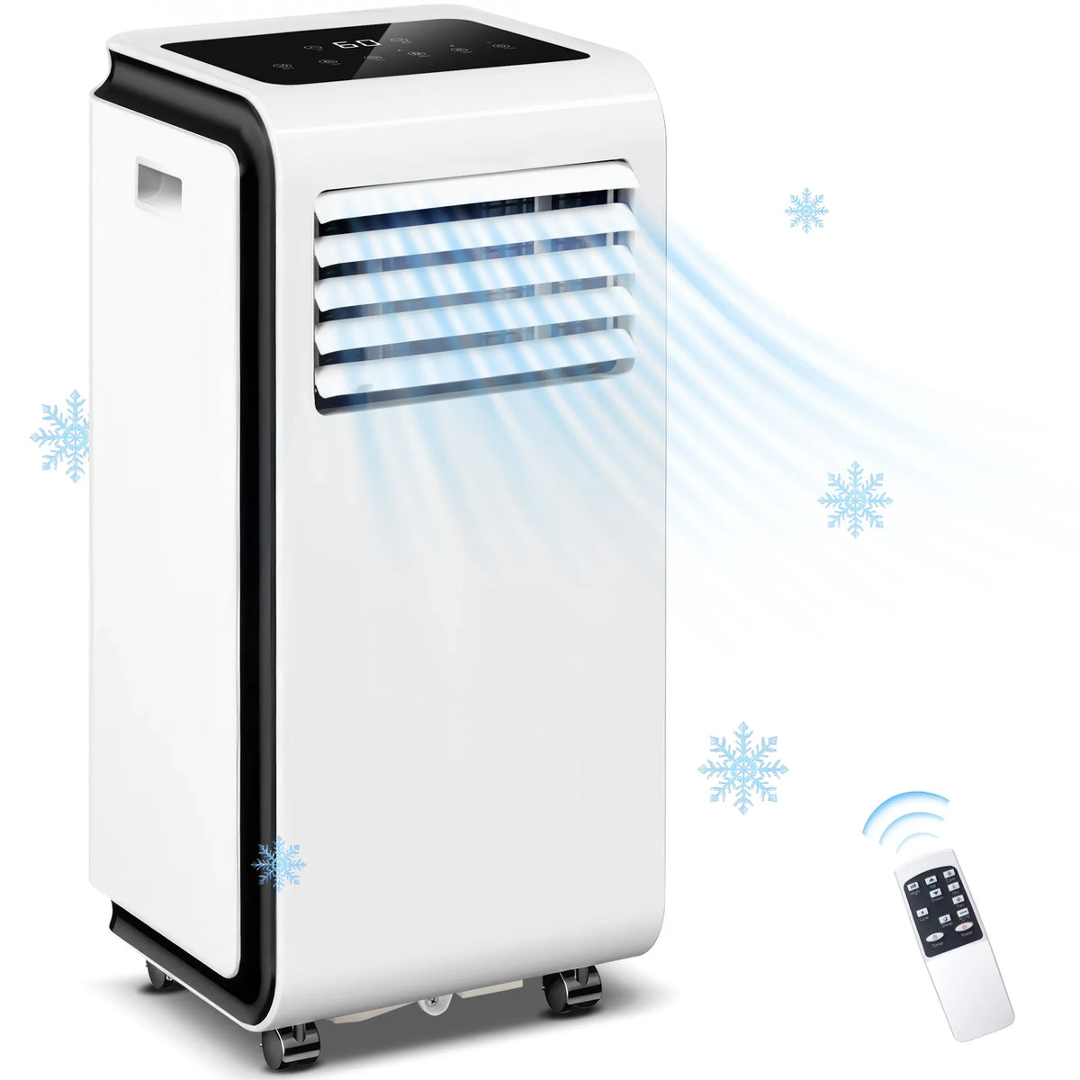 6,000  (10,000  ) Portable Air Conditioner, Dehumidifier, Fan, 3 in 1  with 24-Hour Timer