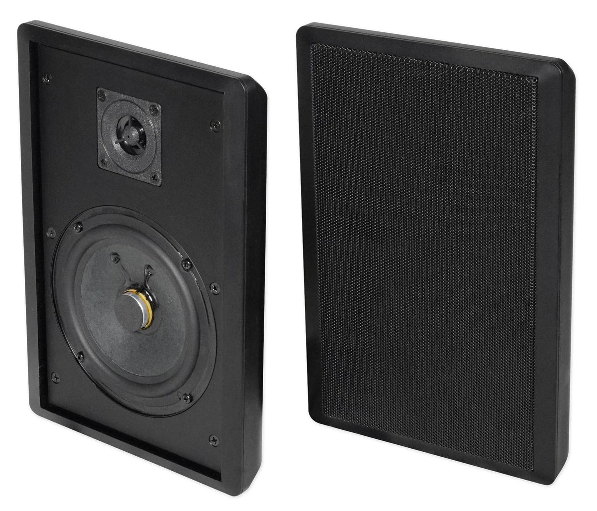 6-Zone Amp+4  White Pendant+8 Slim Black Wall Speakers 4 Restaurant/Bar/Cafe