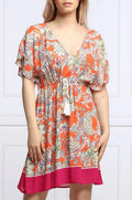 Ralph Lauren  Paisley Flutter Sleeve Swim Cover-up Dress,  X-Large