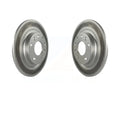 Rear Coated Disc Brake Rotors Pair For 2016-2018 Mazda -3 -100671