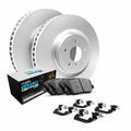 R1 Concepts Wdth1 59006 R1 Brake Rotors Carbon Coated W/ Euro Ceramic Pads & Fits select: 2017-2020