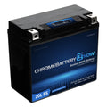 Chrome Battery Now Ytx20l-bs (20l-bs 12 Volt,18 Ah, 270 Cca) Intelligent Wireless Smartphone Connectivity  Battery for Personal Watercraft - Brp (sea-doo) 1500 All Models Years (1988 - 1993)
