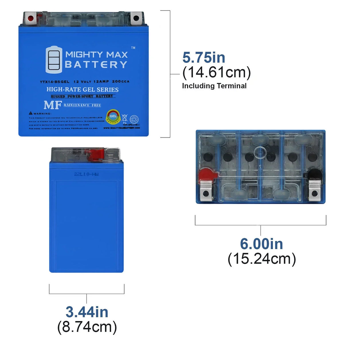 YTX14-  Battery Replacement for Aprilia 900 Dorsoduro 2017