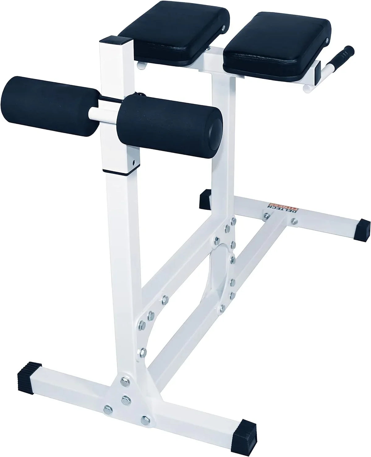 DF404 Hyperextension Bench Chair – 400  Capacity – Fully Adjustable Hyper Extension Back Exercise Fitness Station For Strength Training By