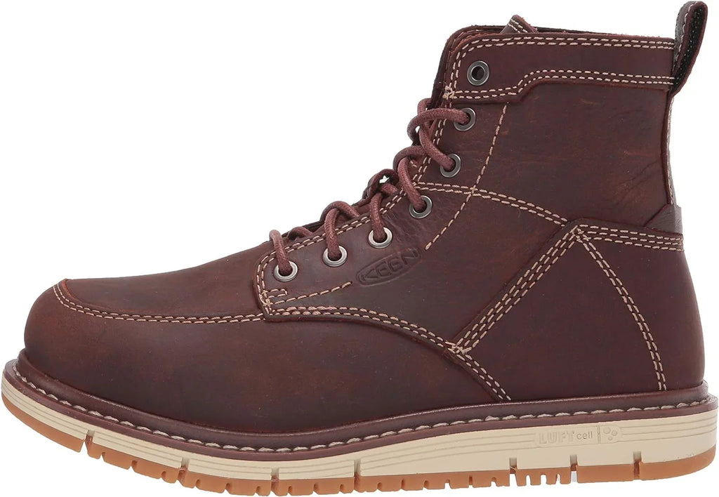 Utility Women's San Jose 6 Alloy Toe Wedge Work Boots 5 Gingerbread