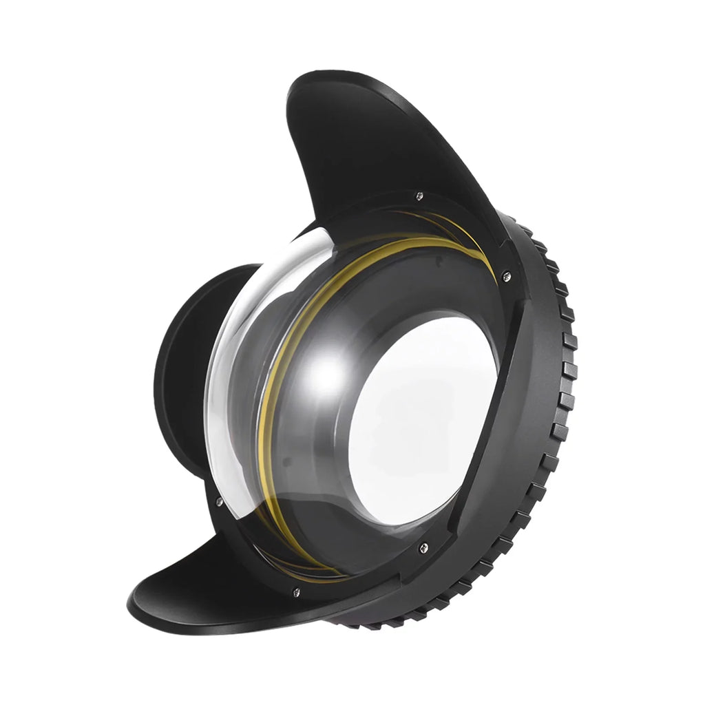 200mm Fisheye Wide Angle Lens Dome Port Waterproof Camera Diving Housing