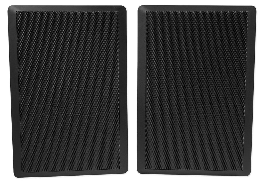 6-Zone Amp+4  White Pendant+8 Slim Black Wall Speakers 4 Restaurant/Bar/Cafe