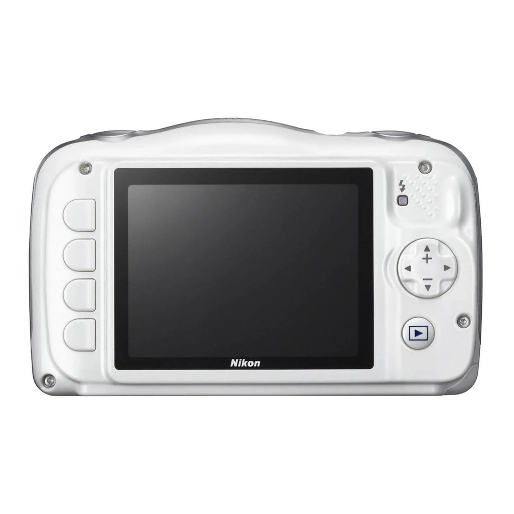 Nikon  S33 13.2MP Waterproof Shockproof Freezeproof White Digital Camera