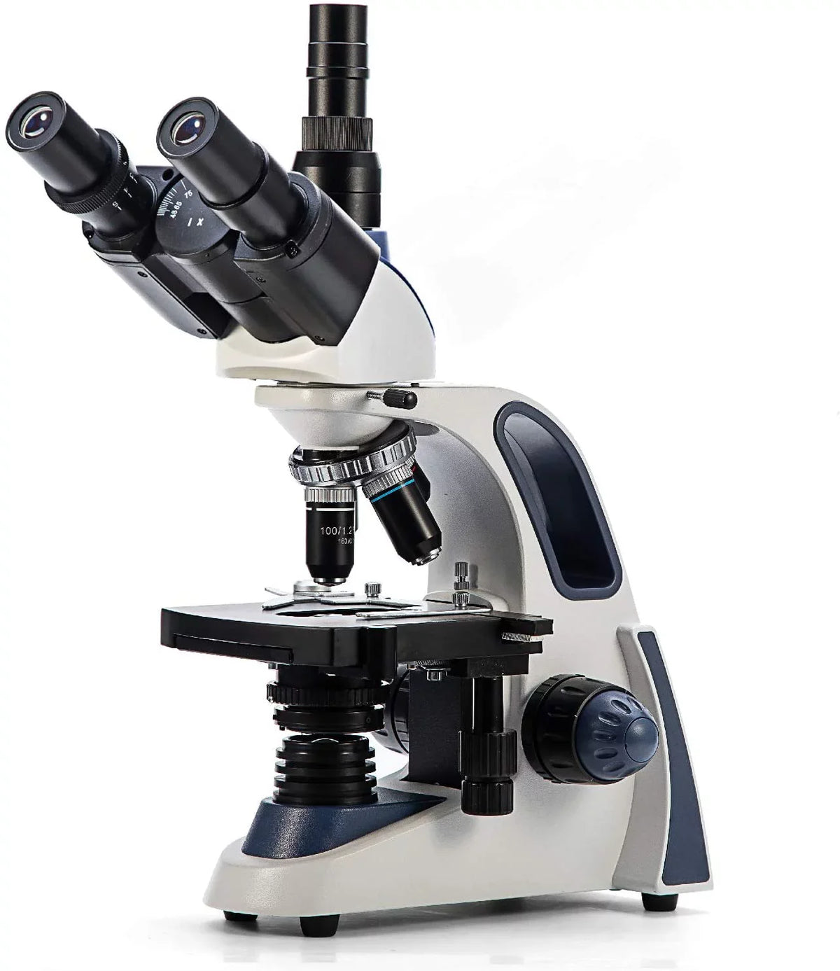 Swift SW380T 40X-2500X Magnification, Siedentopf Head, Research-Grade Trinocular Microscope Compound Lab with Wide-Field 10X/25X Eyepieces, Mechanical Stage, Ultra-Precise Focusing, Camera-Compatible