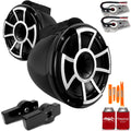 Wet Sounds for   - REV10 10" Black Swivel Mount Tower Speakers &   Tower Adapters