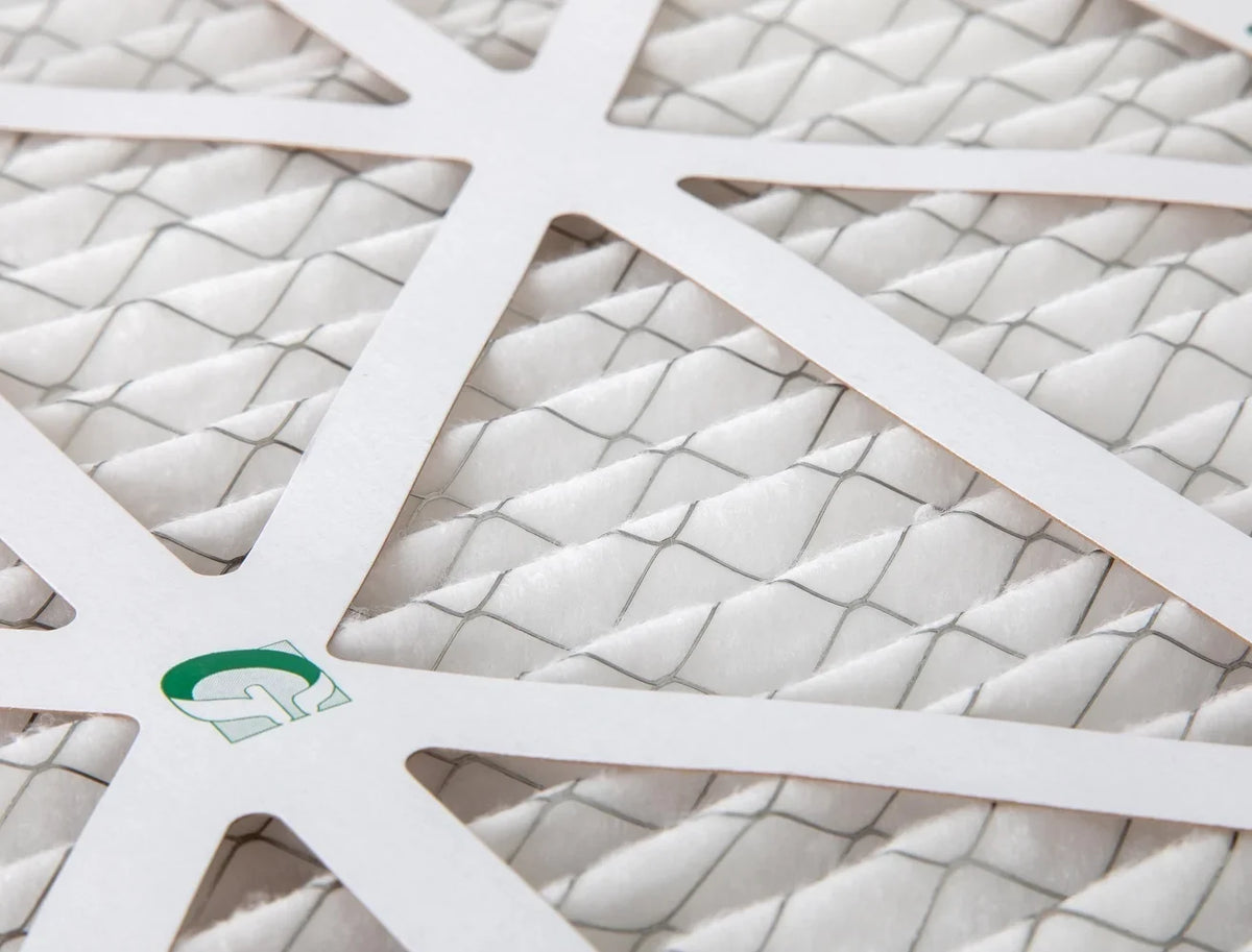 12x24x4  10 Pleated  Furnace Air Filters by Glasfloss Industries. ( 3 Pack ) Exact Size: 11-3/8 x 23-3/8 x 3-3/4