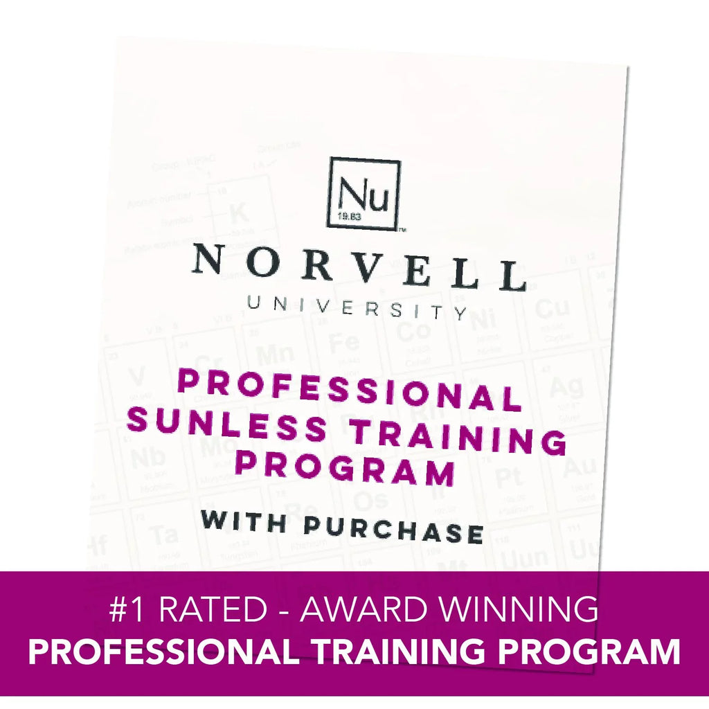 Norvell Sunless Kit - M1000 Mobile  Spray Tan Airbrush Machine + 8 oz Tanning Solutions in Ultra Vivid 'Cosmo', Venetian and Dark + Norvell Training Program (Retail Value $490)