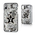 Vanderbilt Commodores Paisley Clear Case for iPhone X