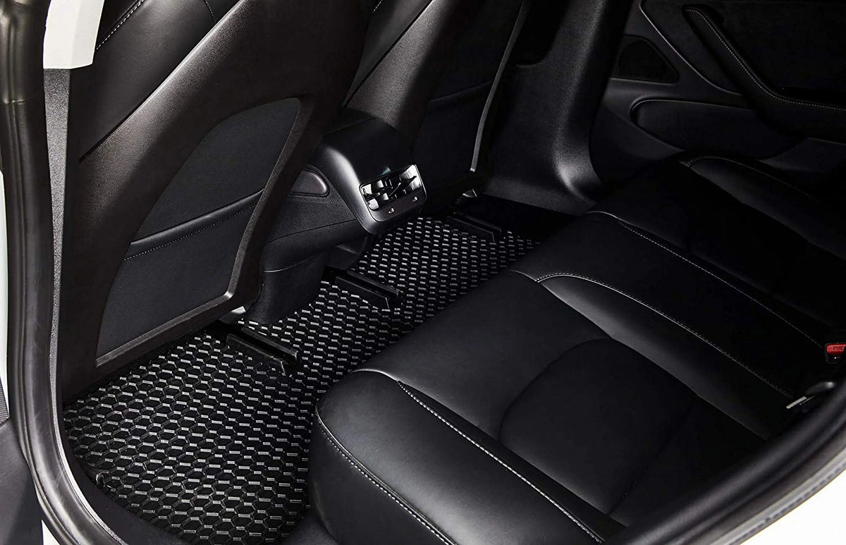 Floor Mat Accessories Set (Front Row + 2nd Row) Compatible with Toyota 4Runner - All Weather - 2021