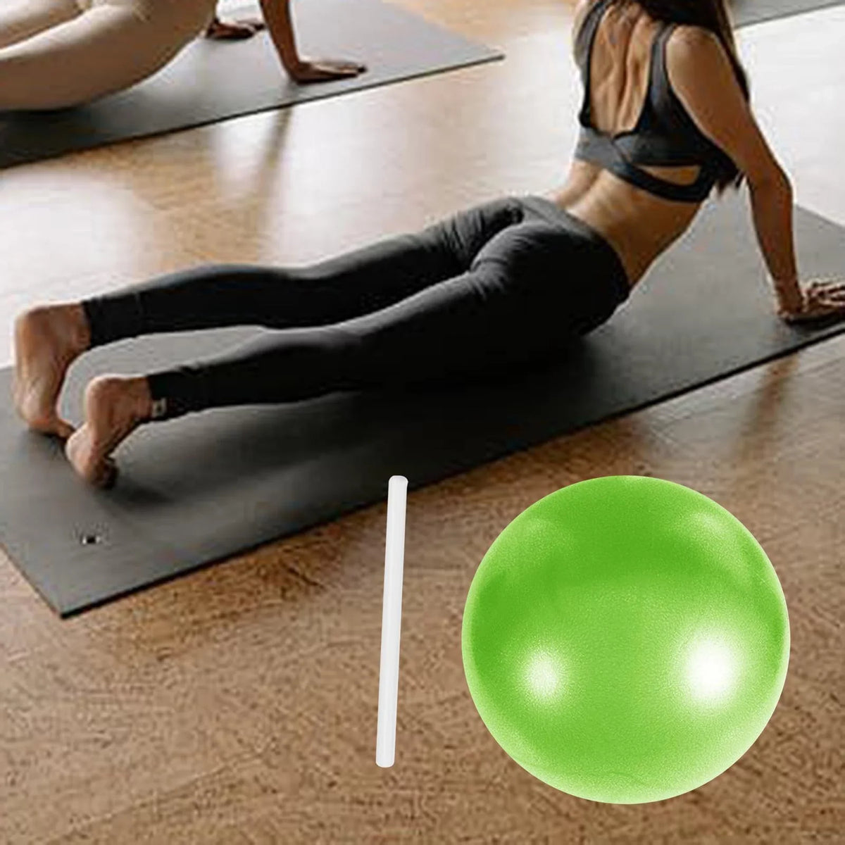 6xSmall Pilates Ball Heavy Duty Workout Ball for Home Gym Balance Green
