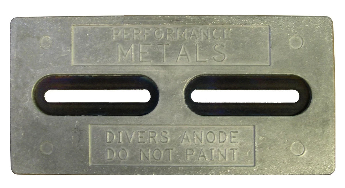 '- DP1 Hull Plate Aluminum 12" X 6" X 1/2"  Hull Plate -612A