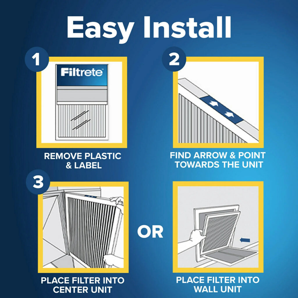 Filtrete 14x20x1 Air Filter,  1000  11, Allergen Defense, 2 Filters