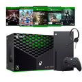 Microsoft Xbox Series X Deluxe Bundle - 1TB  Flagship Black Xbox X Console and Wireless Controller with Five Games and Xbox Chat Headset