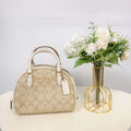 Coach CA591 Sydney Satchel In Signature Canvas