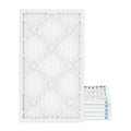 12x25x1  11,  1000 Pleated  Furnace 1" Air Filters by Pamlico. Quantity 6. Actual Size: 11-1/2 x 24-1/2 x 3/4
