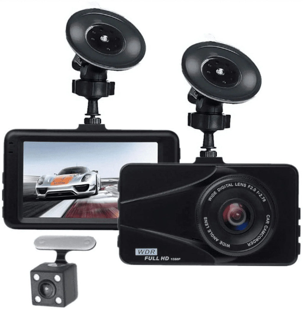 T670 Plus  Dash Cam For Workhorse Dual Travel Recorder Full  3"  Screen 170° Wide Angle, , G-Sensor, Loop Recording Motion Detection Excellent Video Images