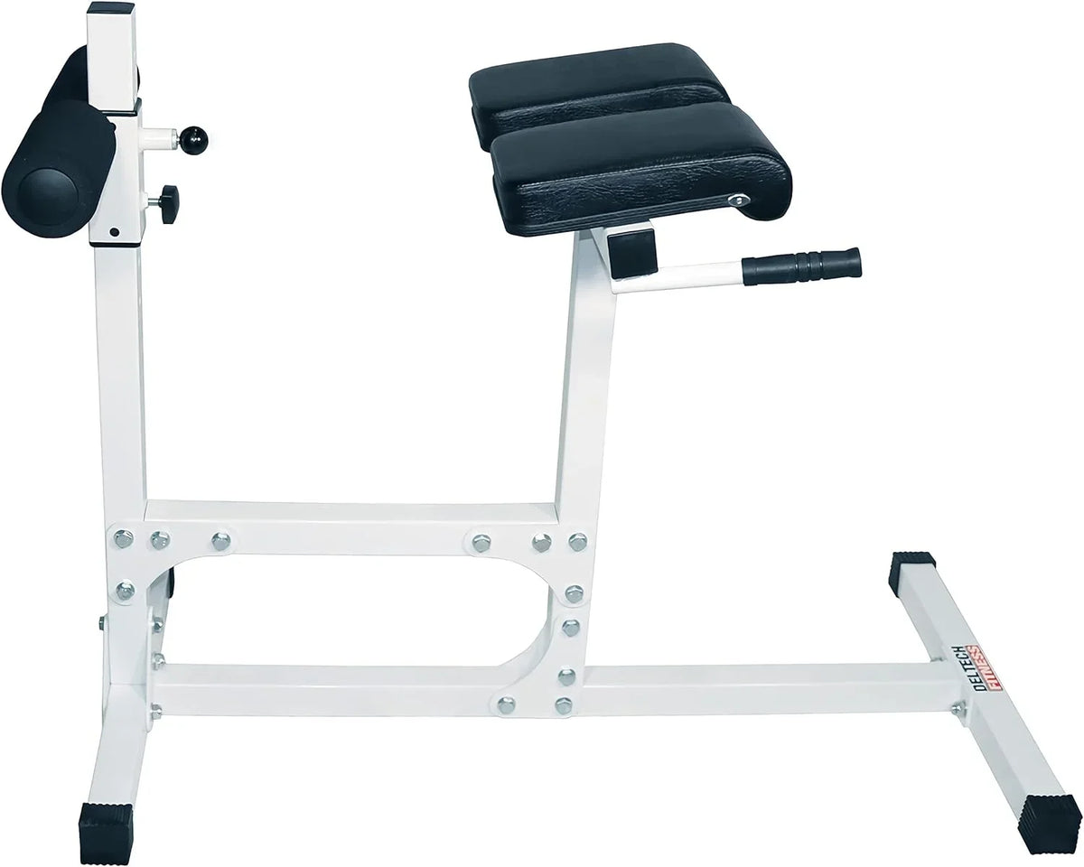 DF404 Hyperextension Bench Chair – 400  Capacity – Fully Adjustable Hyper Extension Back Exercise Fitness Station For Strength Training By