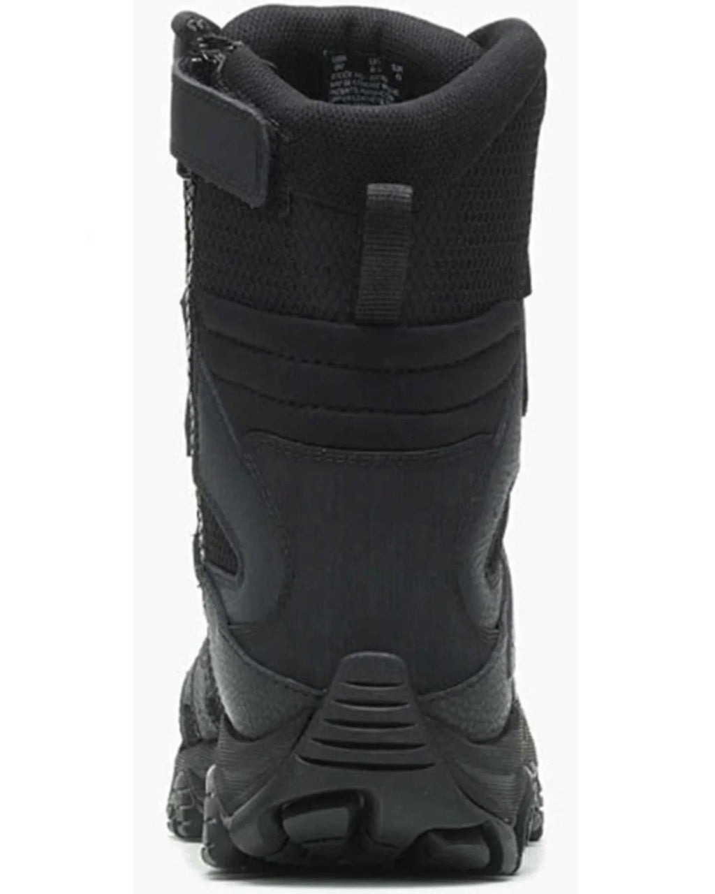 Merrell Men's Moab 3 8" Tactical Zip Waterproof Boot Round Toe Black 9 D(M)
