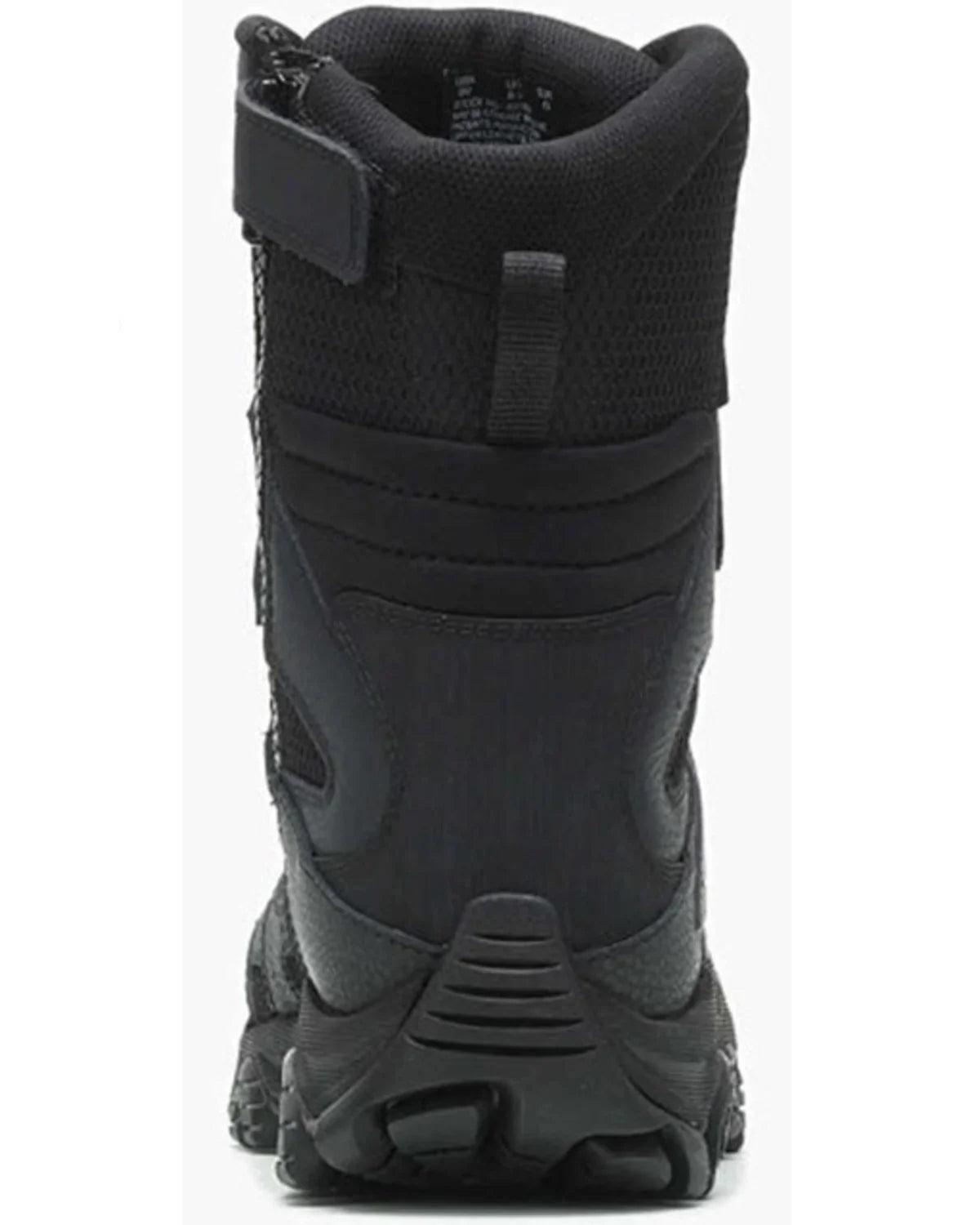 Merrell Men's Moab 3 8" Tactical Zip Waterproof Boot Round Toe Black 9 D(M)