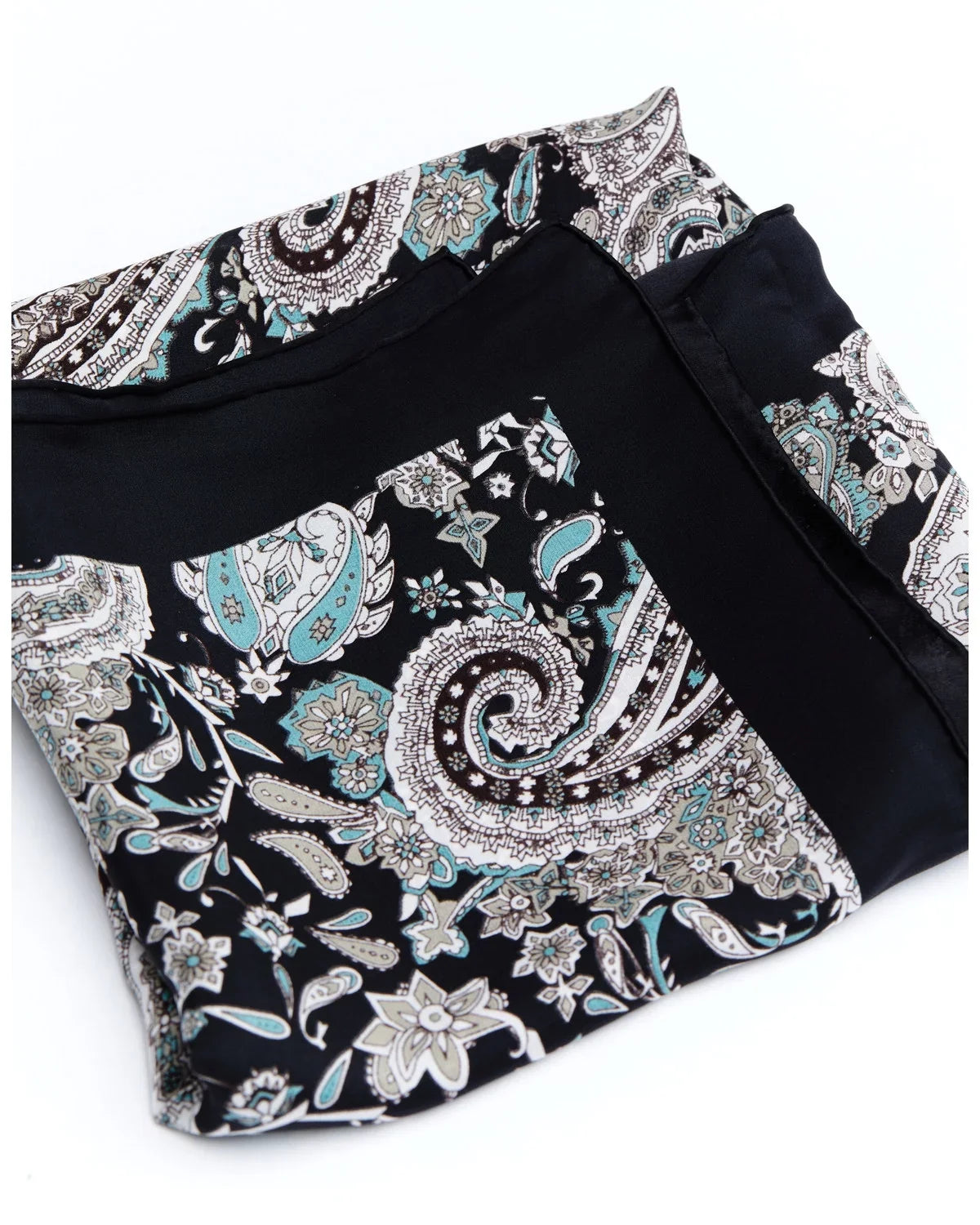 Cody James Men's Silk Navy Paisley Wild Rag Scarf Navy One Size