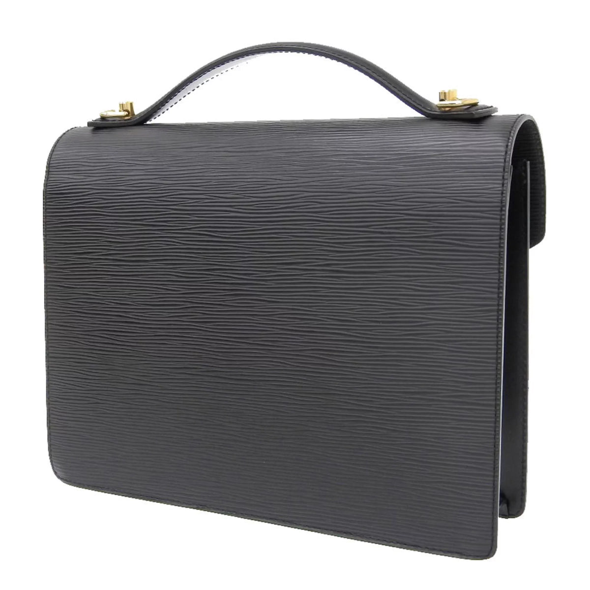 Authenticated Used Louis Vuitton   Epi Monceau 2WAY Bag Noir M52122