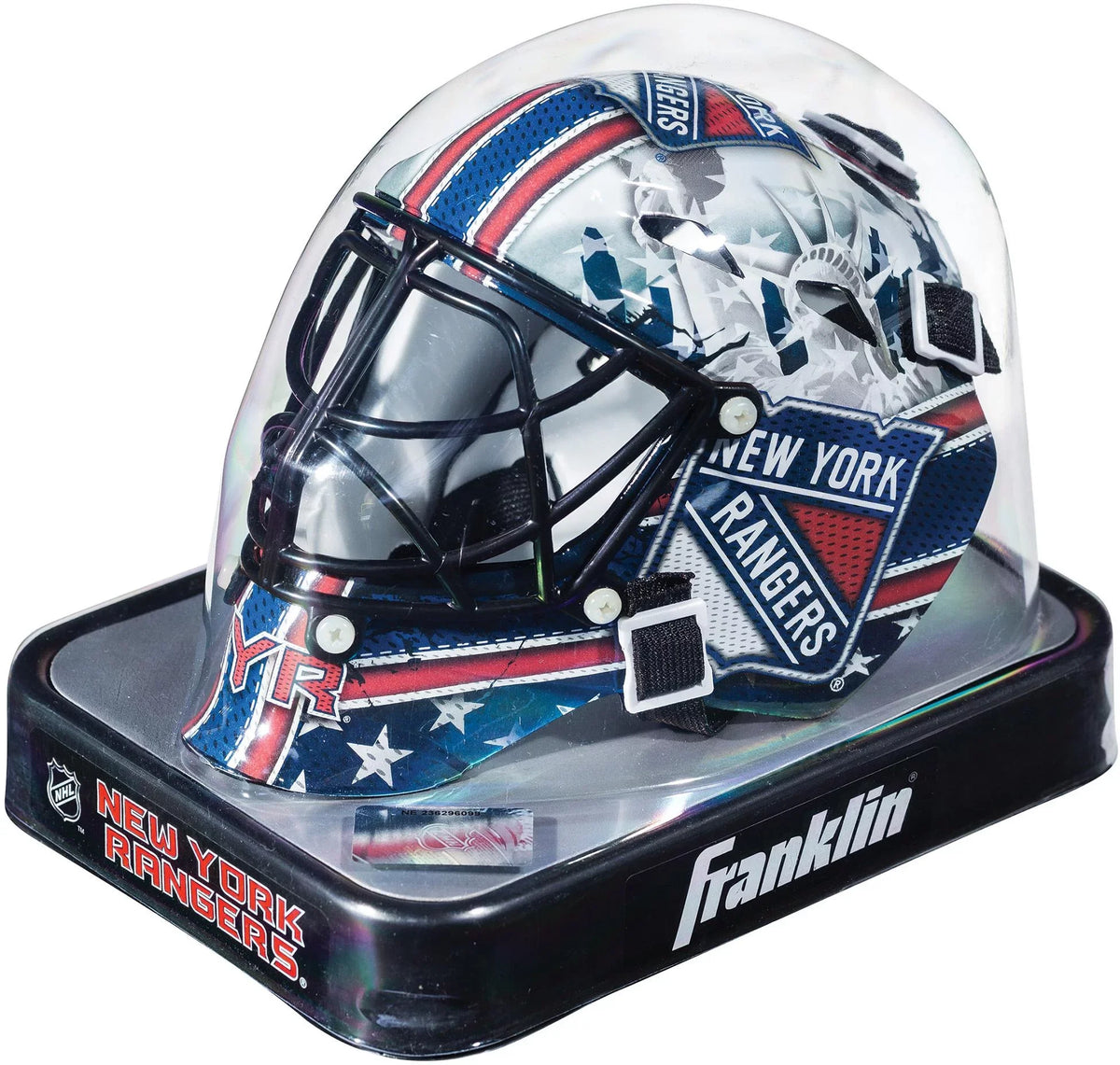 New York Rangers Unsigned Franklin Sports Replica Mini Goalie Mask