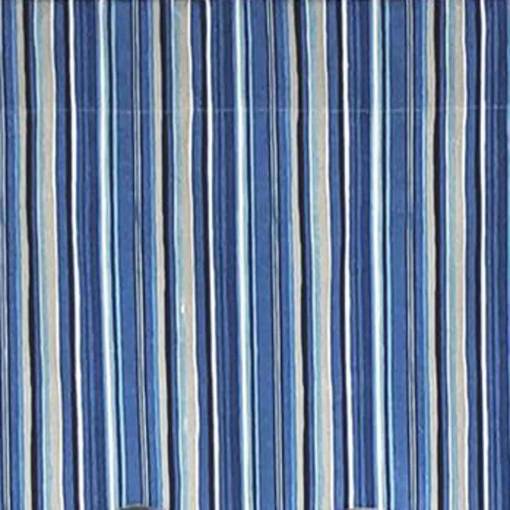 Home Modern Design Classic Beach Stripe Regal Style Window Valance 50" x 17" Blue