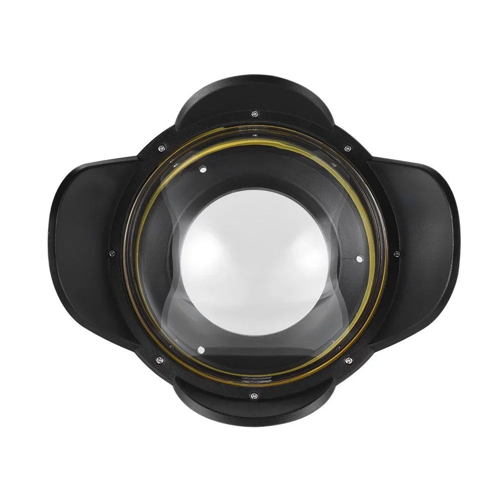 200mm Fisheye Wide Angle Lens Dome Port Waterproof Camera Diving Housing