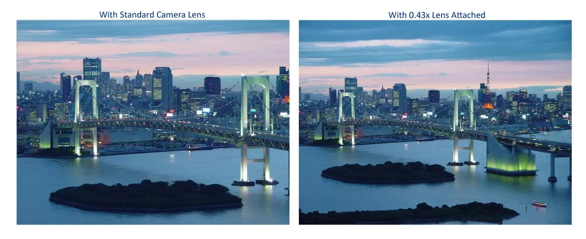 New 0.43x High Definition Wide Angle Conversion Lens For Canon PowerShot G7 X Mark  (Includes Lens/Filter Adapter)