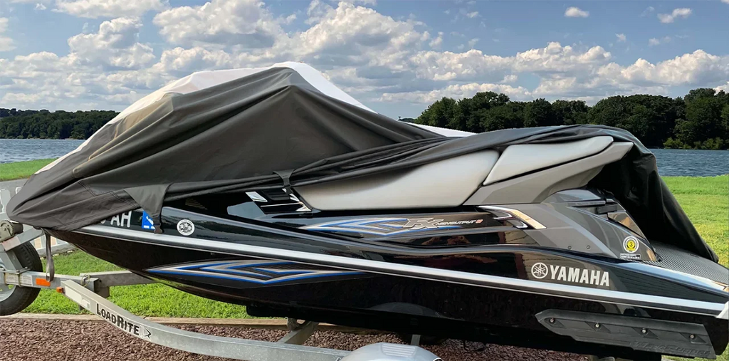 '-  JetSki Cover Compatible for Polaris SL1050 SL1050 1997 Travel Jet Ski Cover  Boat Cover 1-2 Seater