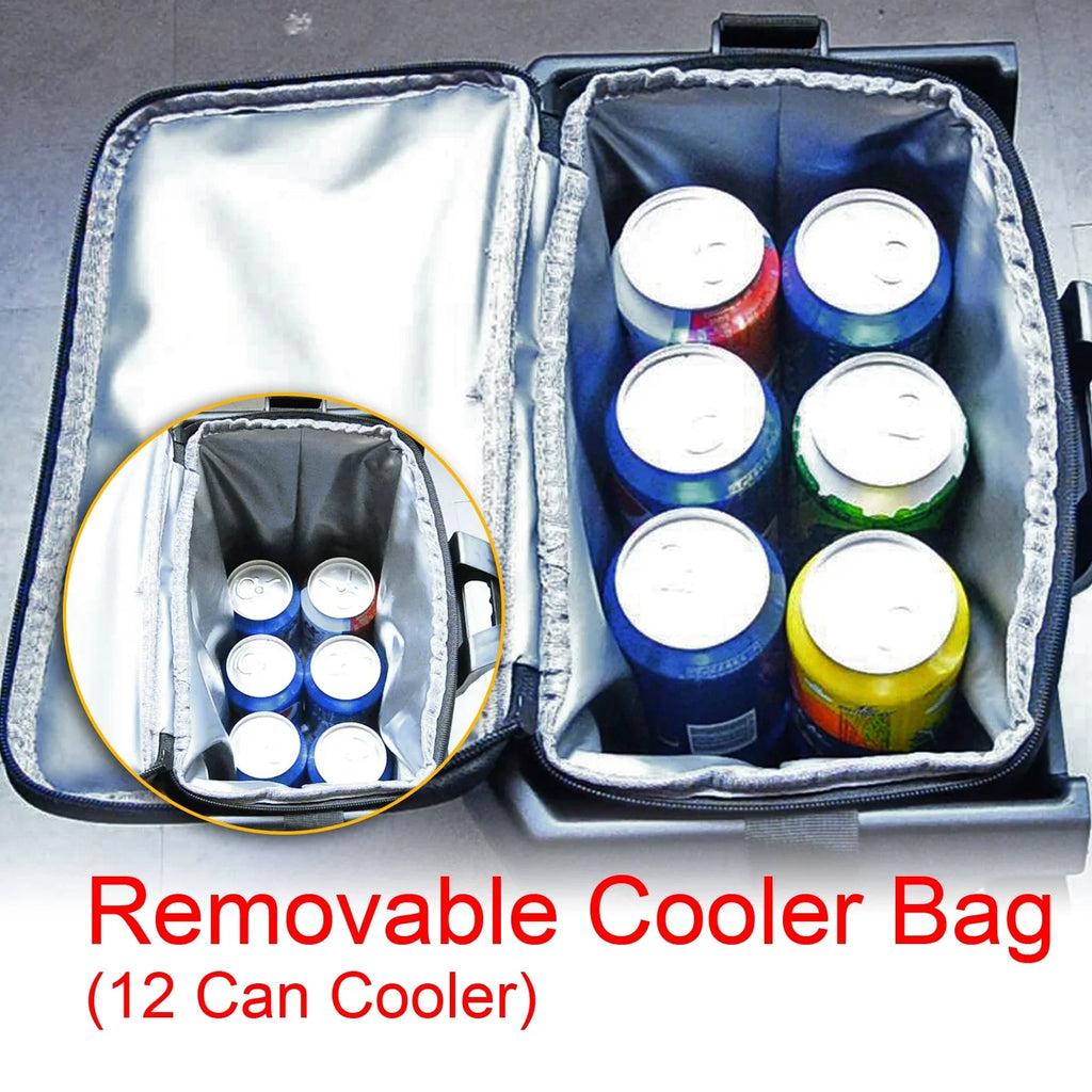 Under Seat Storage Cooler Box Removable Underseat Storage Bin Cooler Bag Fit for Can Am Defender Max 2016 -2022