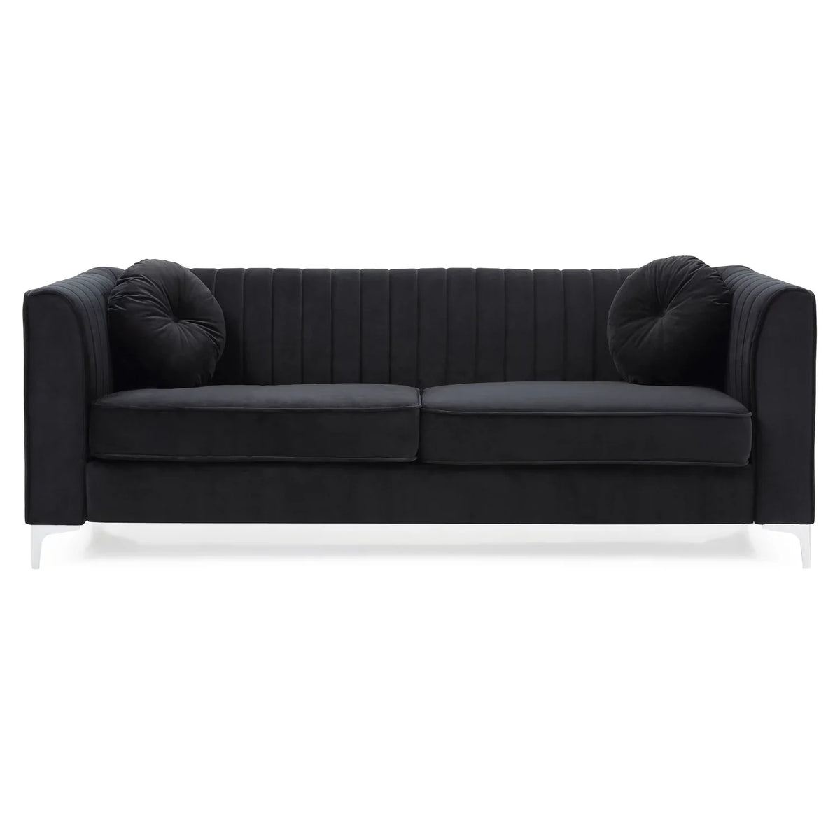 Homestock Southwestern Style G793A-S Sofa ( 2 Boxes ) , Black