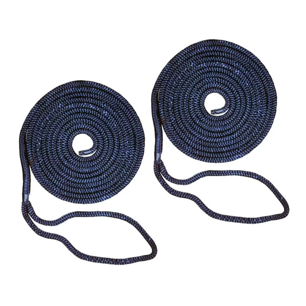 2  1/2 Inch 15  Double Braided 16 Strand Nylon Dock Line Mooring Line Boat Dock Rope