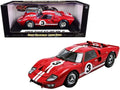 1966 Ford -40  2 Red #3 1/18 Diecast Car Model by Shelby Collectibles