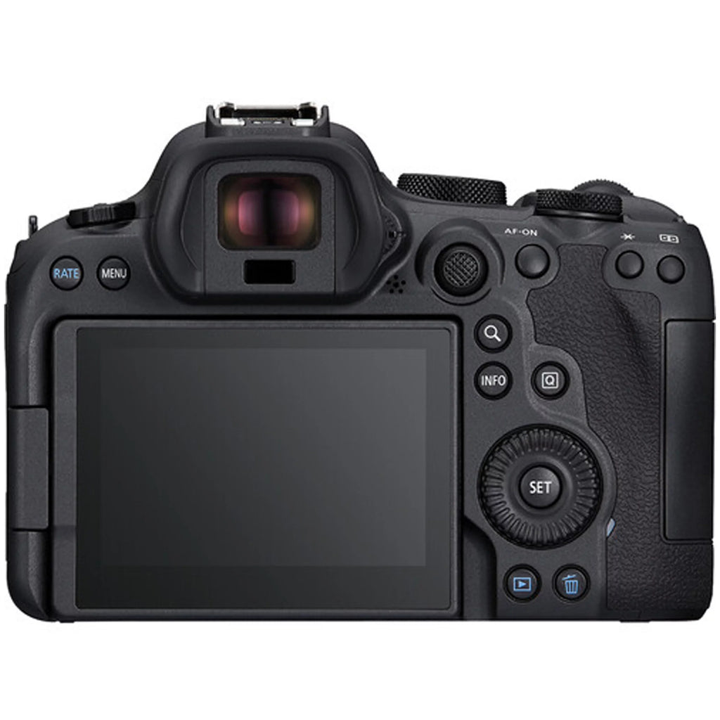 Canon  R6 Mark  Mirrorless Camera w/ Canon  24-105mm f/4 L   Lens + 128GB Memory Card +  Video Light + Microphone + Battery Grip & More