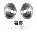 Transit Auto - Rear Disc Brake Rotors And Semi-Metallic Pads Kit For Acura  K8S-101814