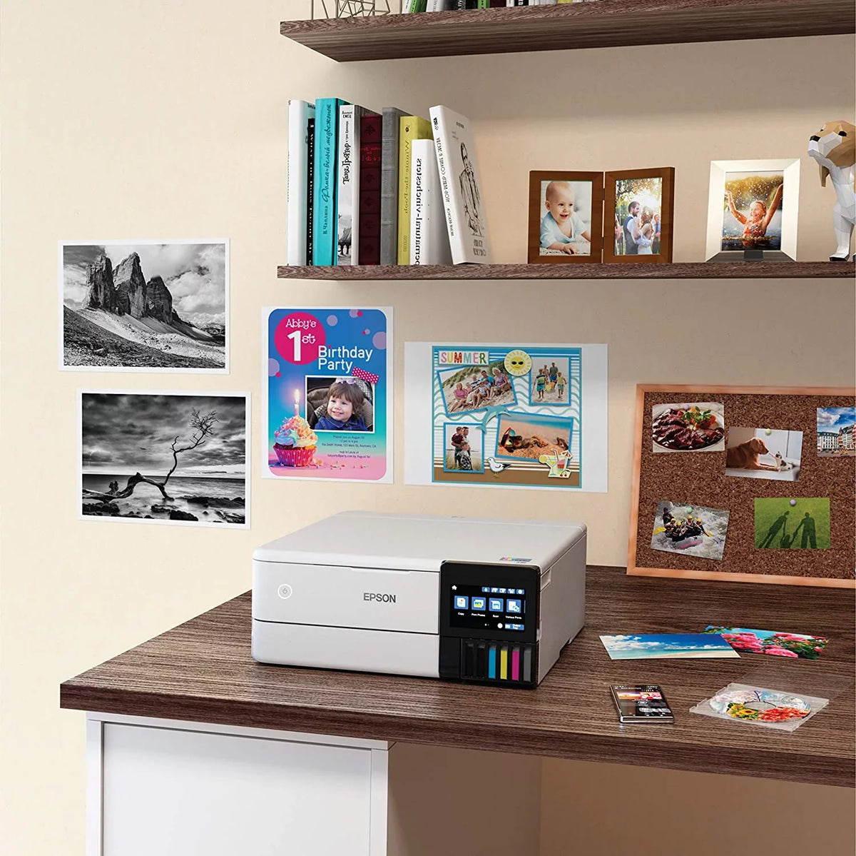 Epson EcoTank Photo -8500 C11CJ20201 All-in-One Printer - White