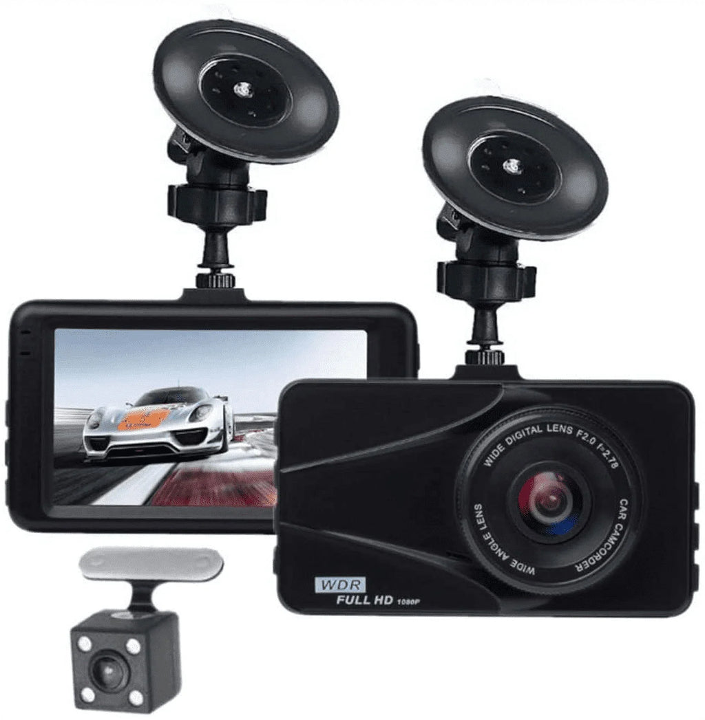 T670 Plus  Dash Cam For Lincoln Dual Travel Recorder Full  3"  Screen 170° Wide Angle, , G-Sensor, Loop Recording Motion Detection Excellent Video Images