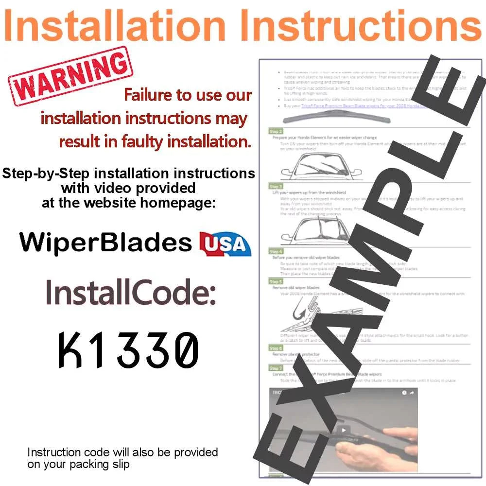 2018 Chevrolet Equinox Wiper Blades (Set of 3) w/Rear Wiper