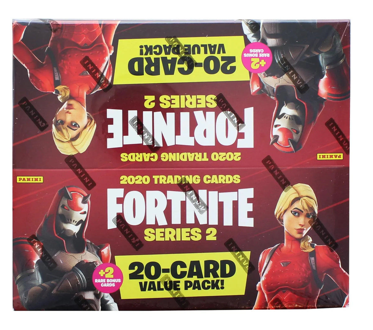 Panini America -2-95372-20-C Fortnite Series 2 Trading Cards Fat Pack Box, 12 Packs