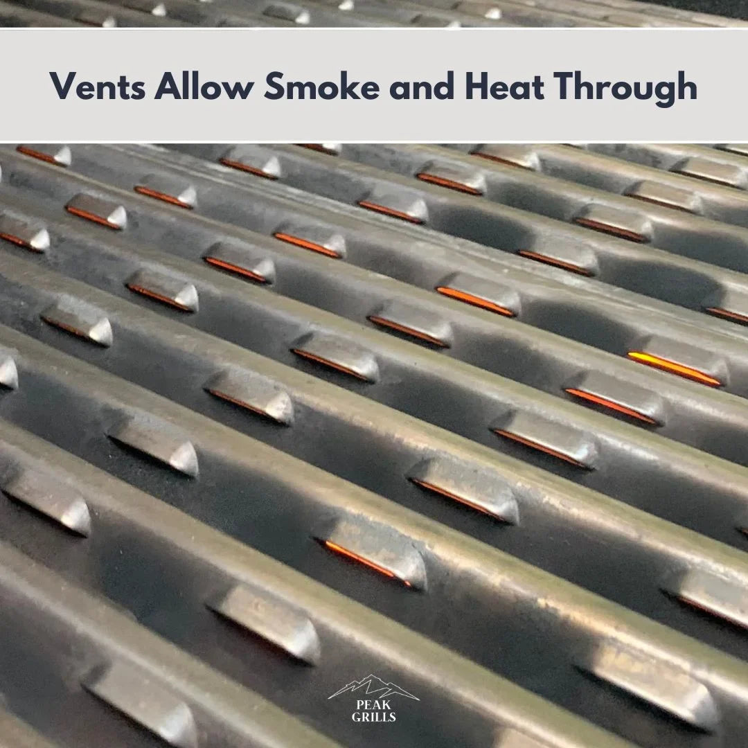 Peak Grills™ | Grill Grate Replacement System for Weber Genesis , Half Grate Surface.